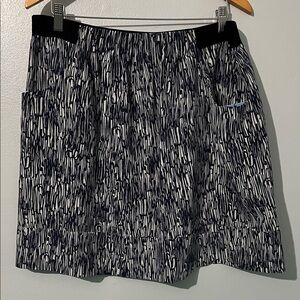 Simply Vera Vera Wang Black and White Mini Skirt